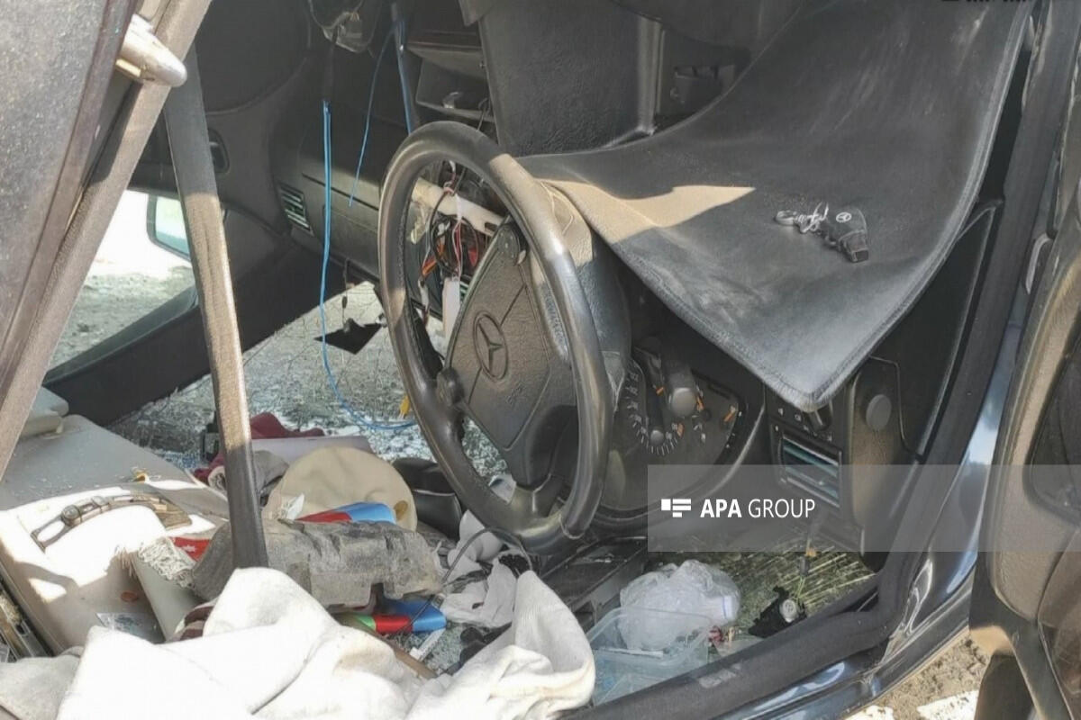 В Карабахе перевернулся автомобиль
