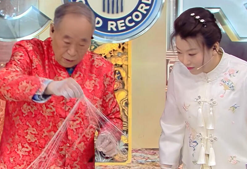 Шеф-повар установил новый мировой рекорд, приготовив самую тонкую лапшу