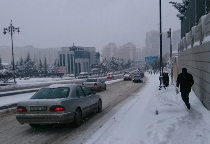 Həftəsonu Bakıya qar yağacaq, şaxta olacaq