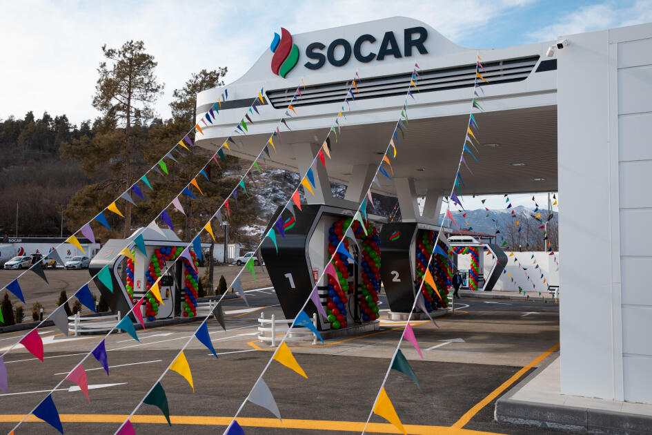 SOCAR открыла первую автозаправочную станцию в Шуше