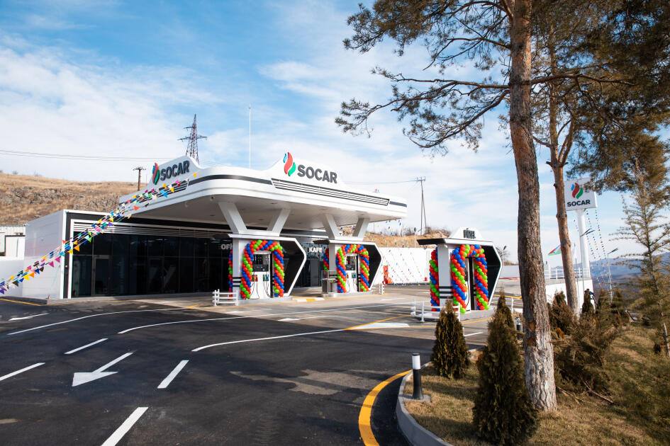 SOCAR открыла первую автозаправочную станцию в Шуше
