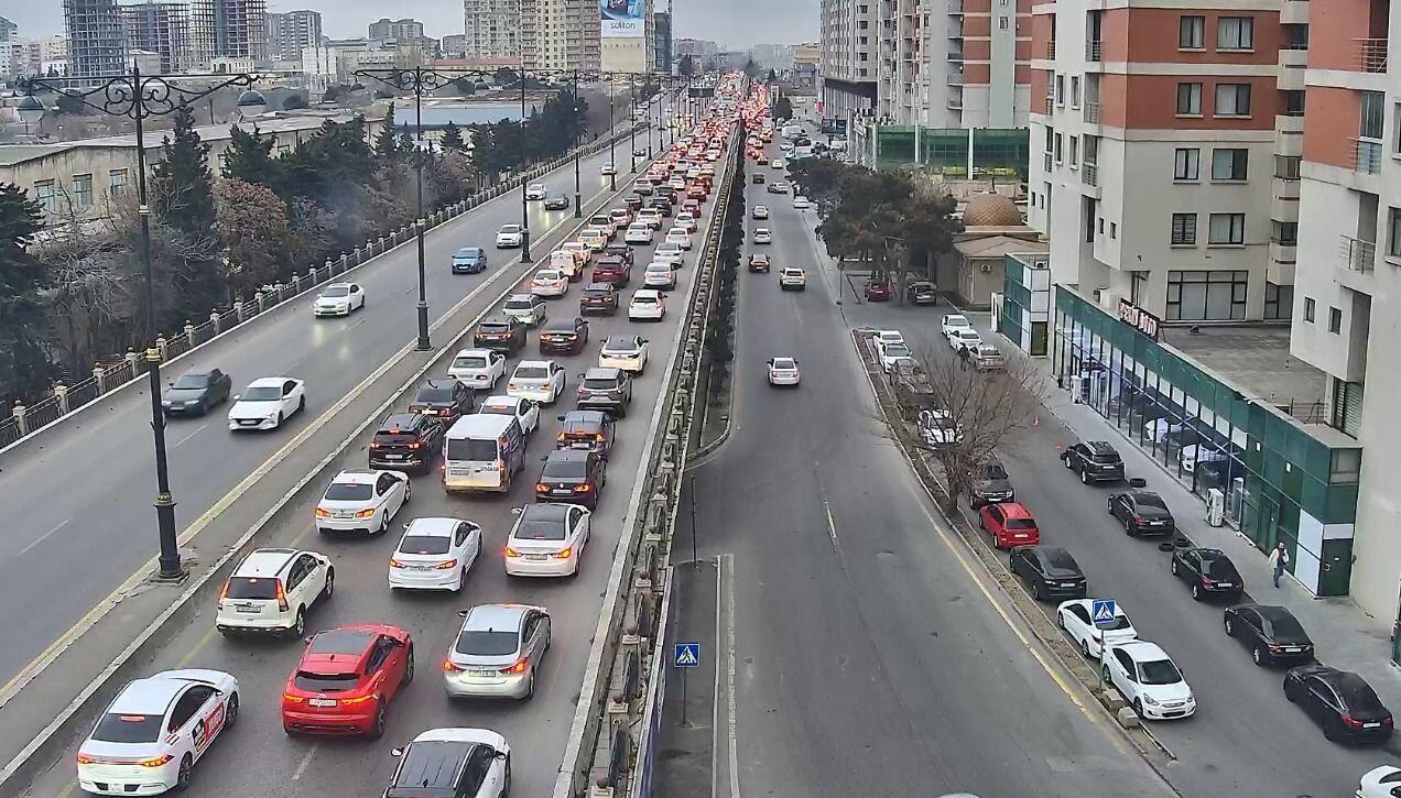 Bakıda bu yollarda sıxlıq var