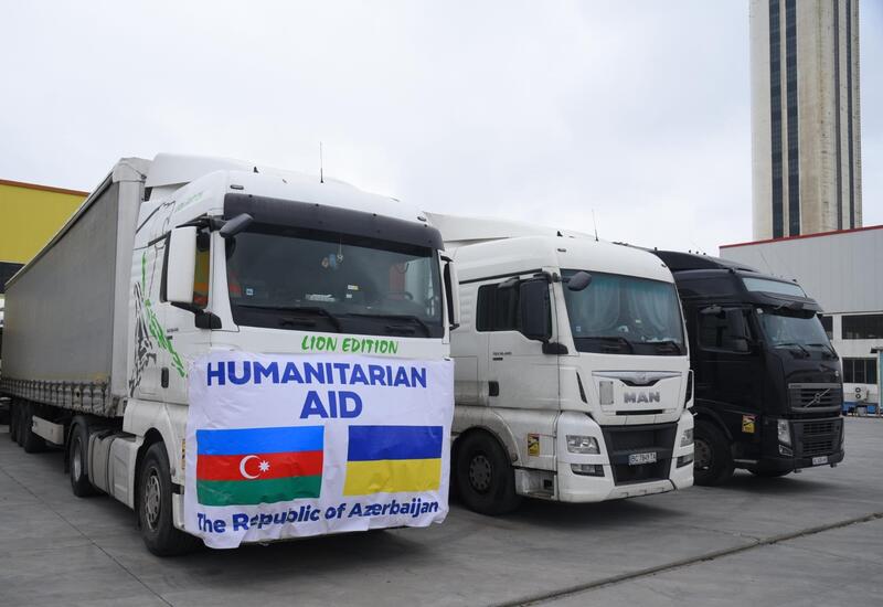 Azərbaycandan Ukraynaya növbəti humanitar yardım göndərilib