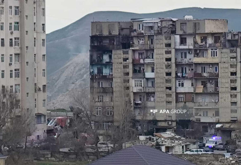 Bakıda yaşayış binasında yanğın