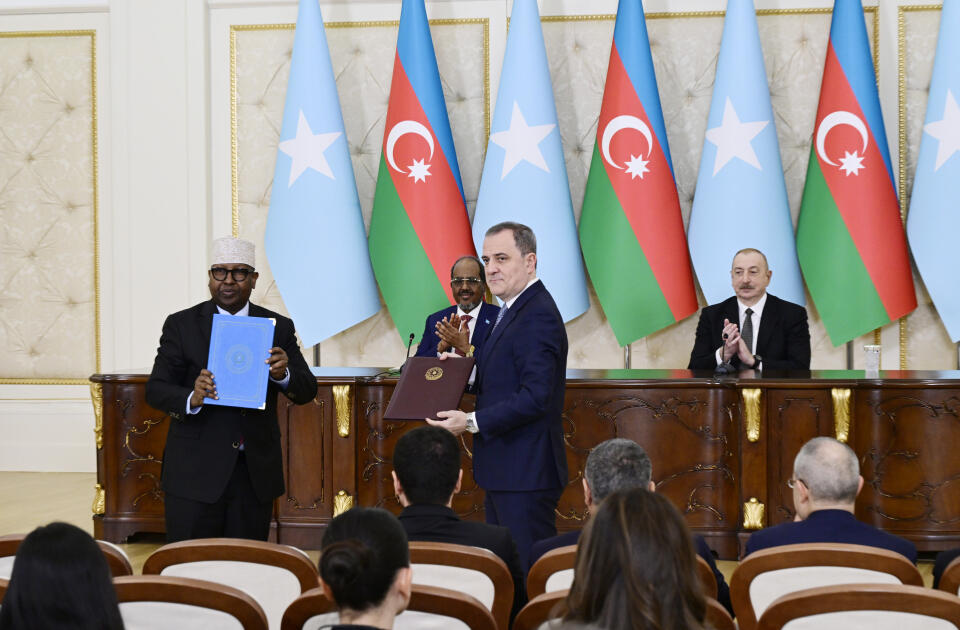 Azərbaycan ilə Somali arasında imzalanmış sənədlərin mübadiləsi mərasimi olub