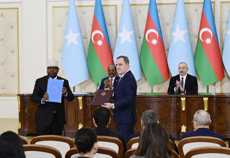 Azərbaycan ilə Somali arasında imzalanmış sənədlərin mübadiləsi mərasimi olub