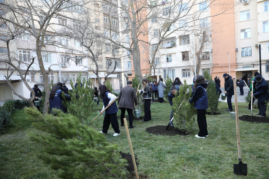 В Низаминском районе Баку сдан в эксплуатацию еще один благоустроенный двор