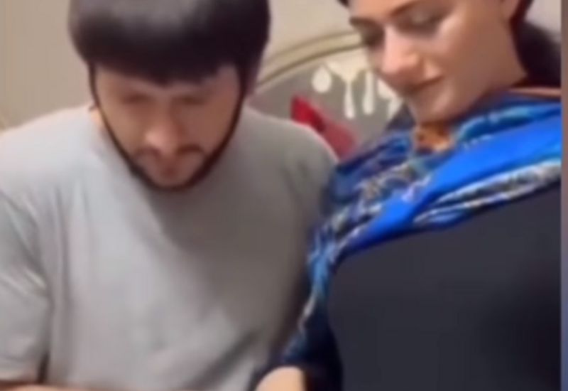 Dəm qazından boğulan hamilə qadının və həyat yoldaşının görüntüləri