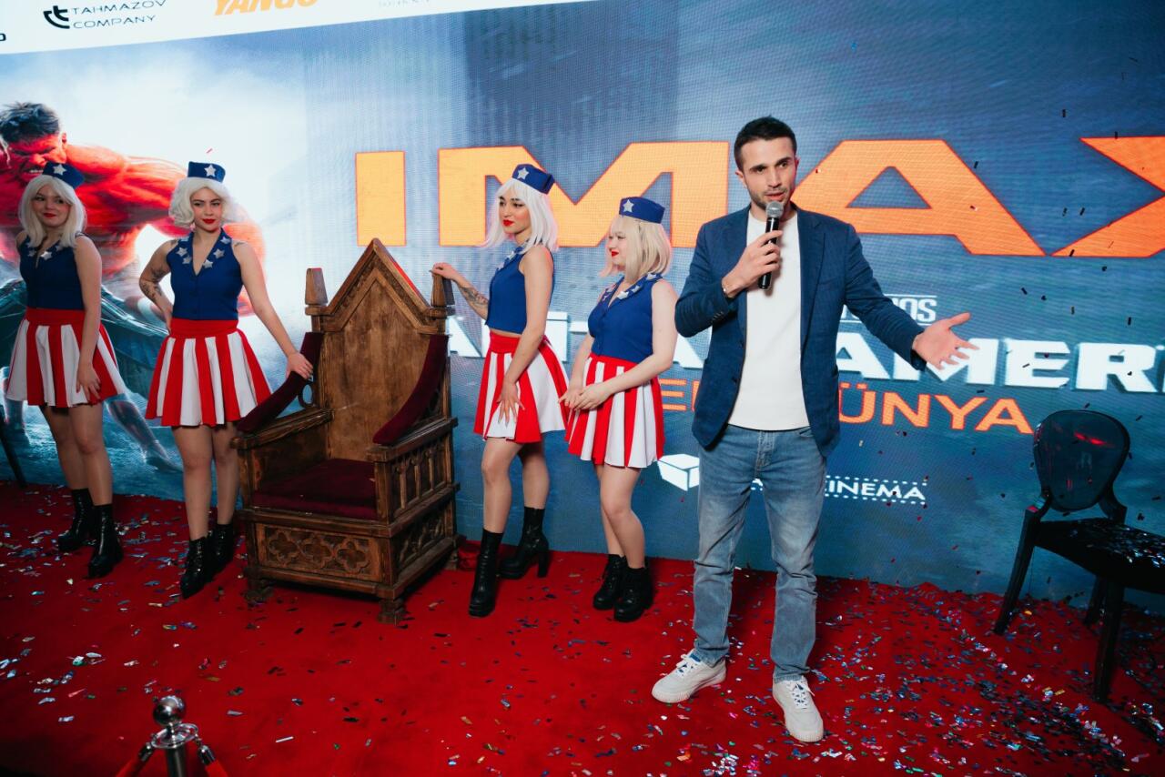 Грандиозное шоу с участием "Капитана Америка" в Баку
