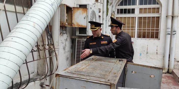 В Баку проверили условия использования газовых баллонов