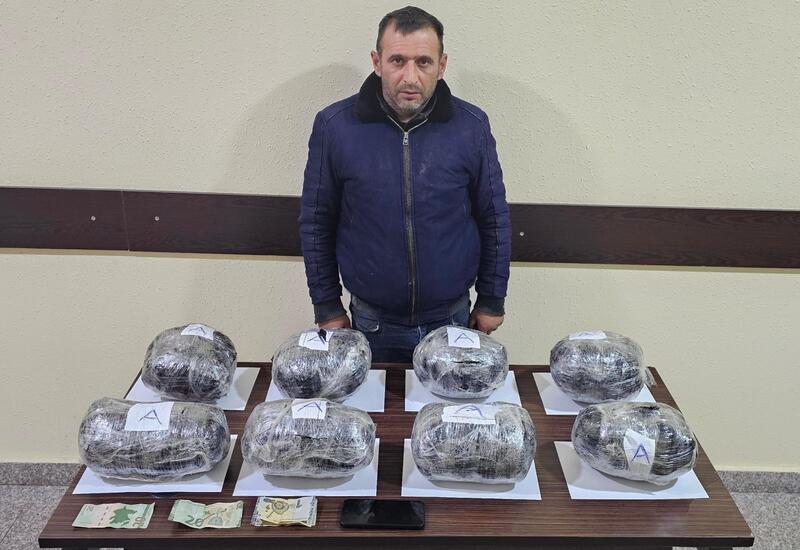 Azərbaycana külli miqdarda narkotik vasitə keçirməyə cəhd edən şəxslər saxlanılııb