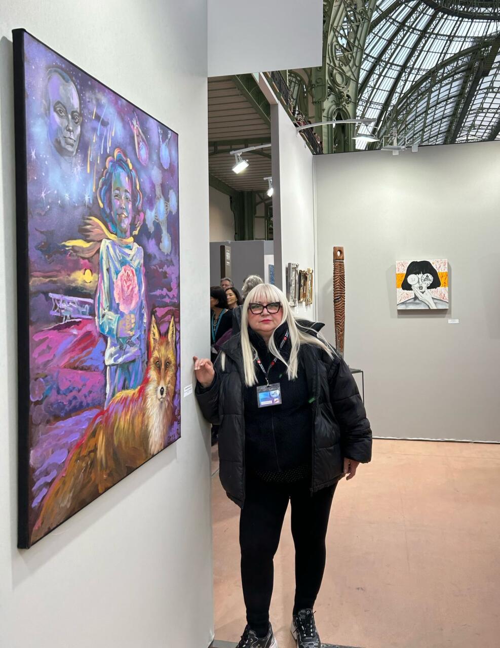 Le Salon des Artistes Français с Нигяр Нариманбековой в Париже