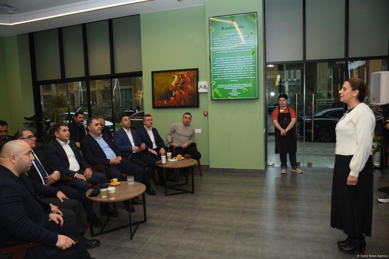 Bakıda ilk inklüziv kafe - “Kaşalata” kafeyə mediatur təşkil edilib