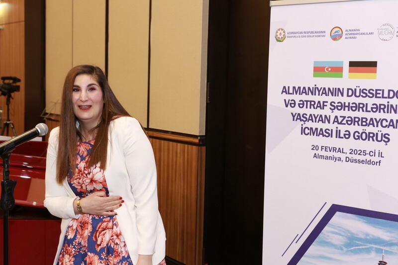 Düsseldorf və ətraf şəhərlərdəki Azərbaycan icması ilə görüş keçirilib