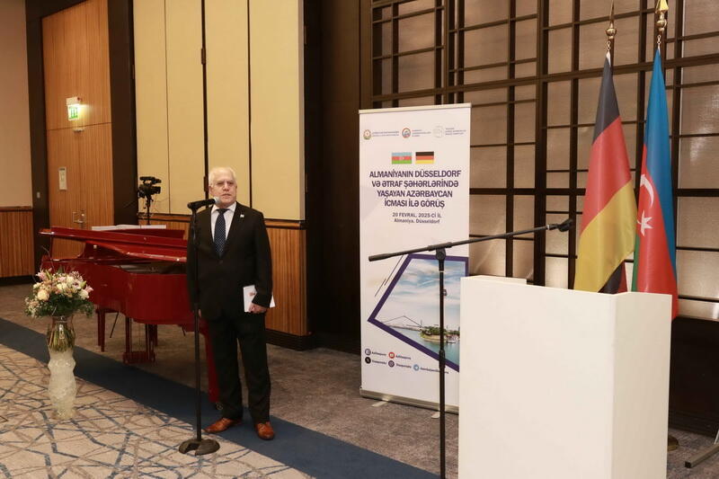 Düsseldorf və ətraf şəhərlərdəki Azərbaycan icması ilə görüş keçirilib