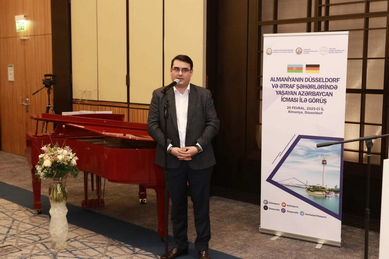 Düsseldorf və ətraf şəhərlərdəki Azərbaycan icması ilə görüş keçirilib