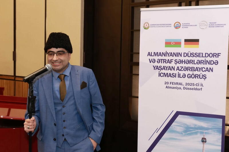 Düsseldorf və ətraf şəhərlərdəki Azərbaycan icması ilə görüş keçirilib