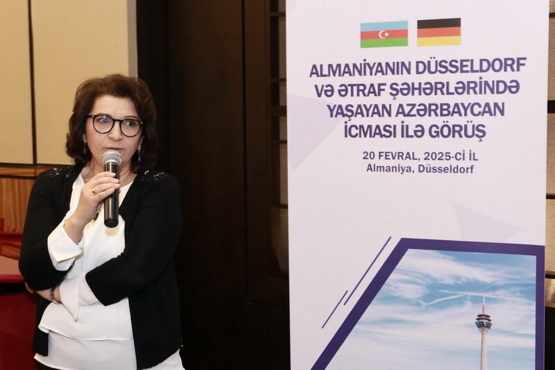 Düsseldorf və ətraf şəhərlərdəki Azərbaycan icması ilə görüş keçirilib