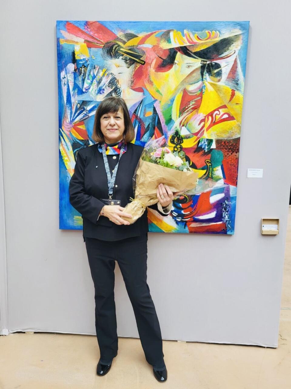 Картина заслуженного художника Азербайджана представлена на вернисаже в Париже