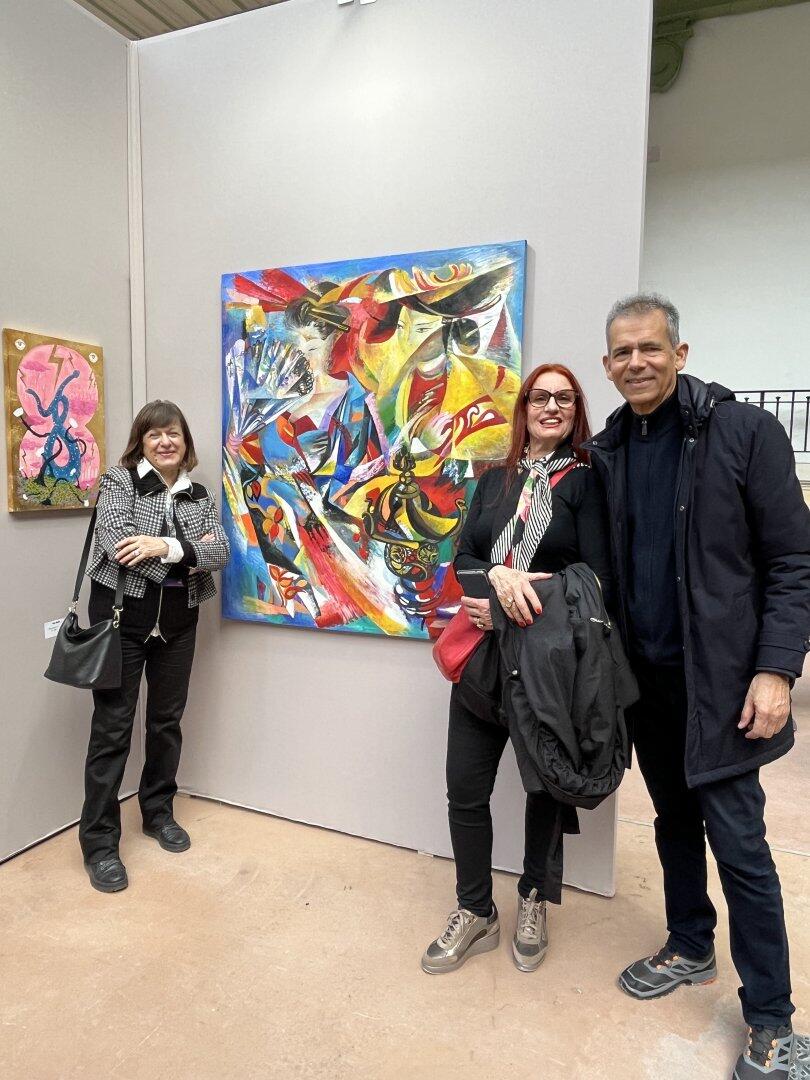 Картина заслуженного художника Азербайджана представлена на вернисаже в Париже