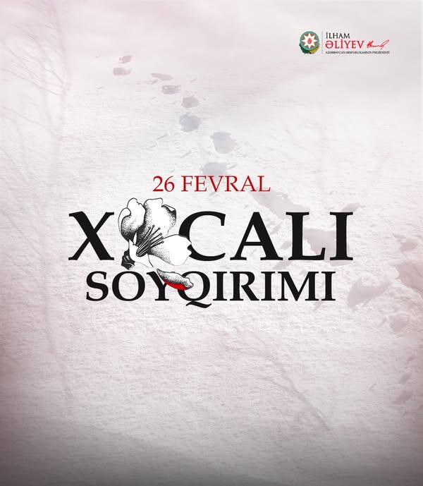 Президент Ильхам Алиев поделился публикацией в связи с 33-й годовщиной Ходжалинского геноцида