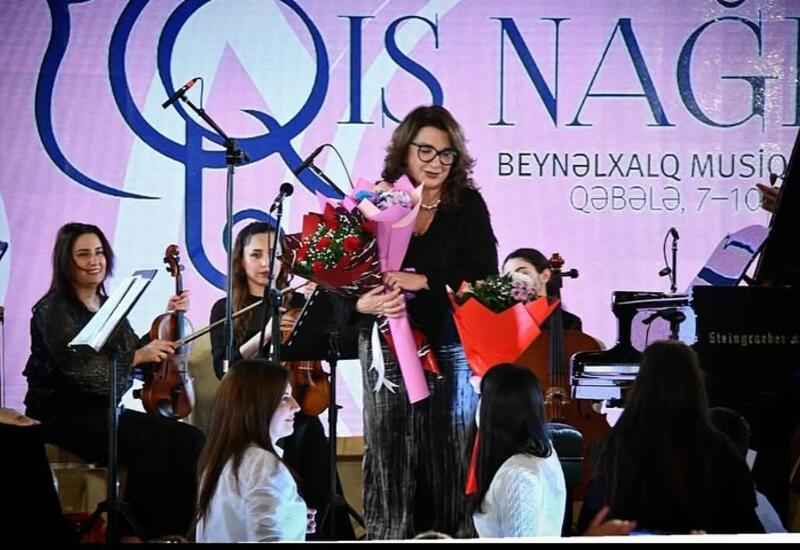 Когда погас свет на фоне величественных гор и потрясающей природы Габалы…