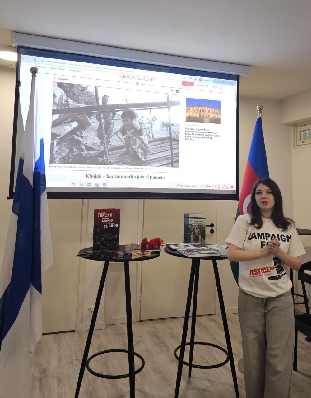 В Хельсинки почтена память жертв Ходжалинского геноцида