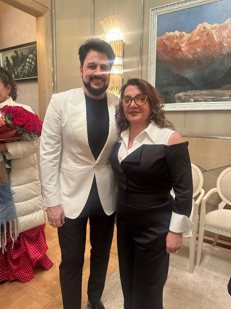 Когда погас свет на фоне величественных гор и потрясающей природы Габалы…