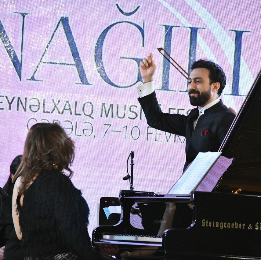 Когда погас свет на фоне величественных гор и потрясающей природы Габалы…