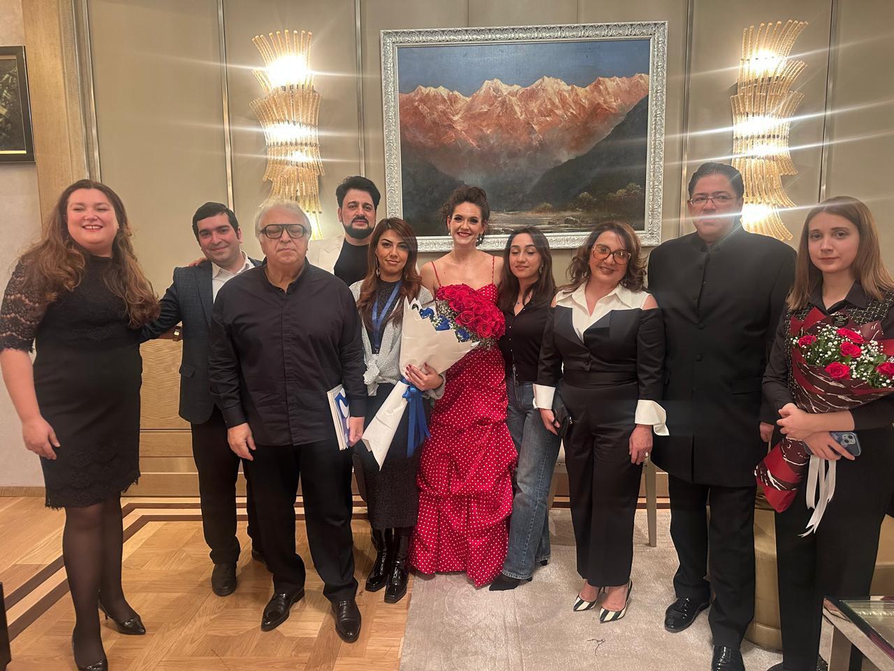 Когда погас свет на фоне величественных гор и потрясающей природы Габалы…