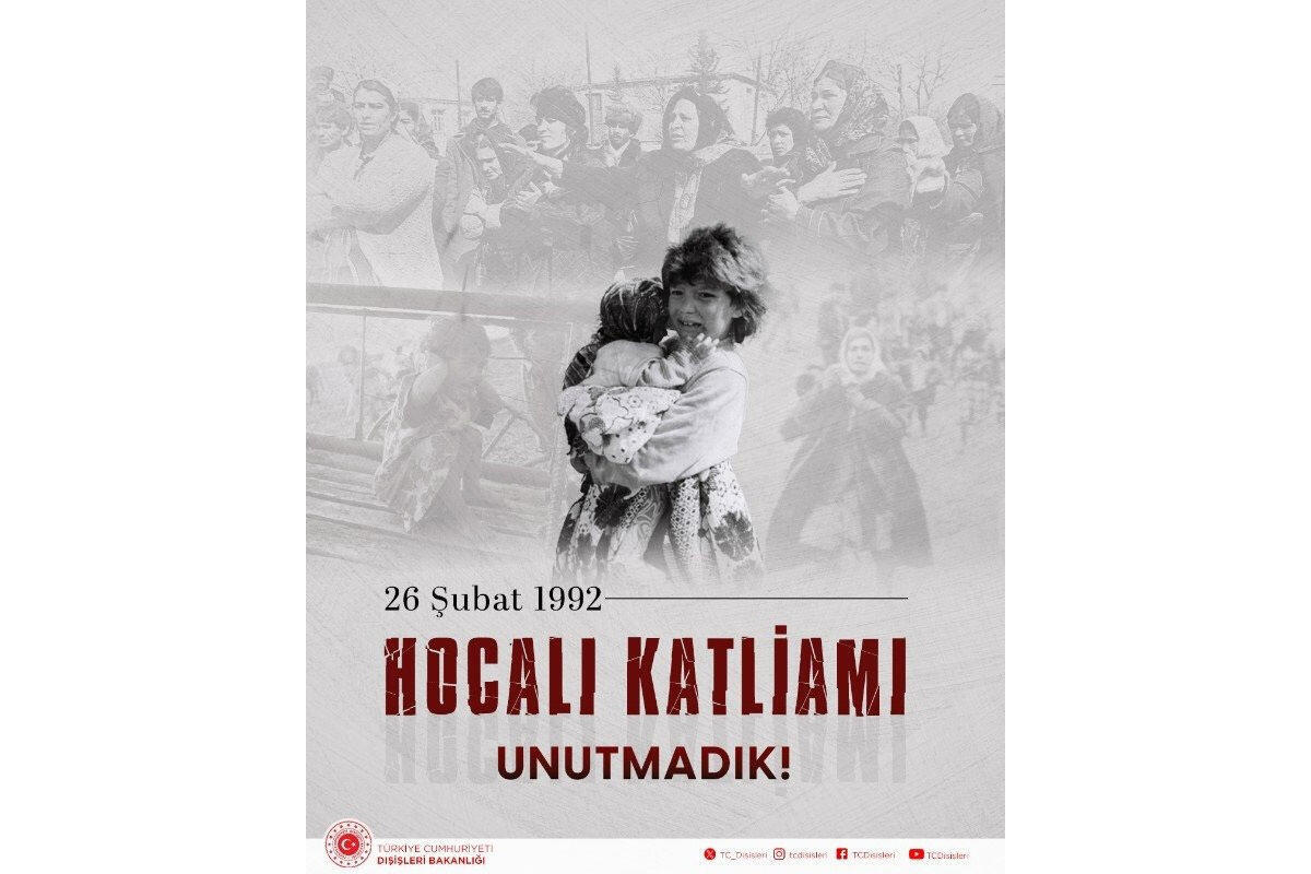 Türkiyə XİN Xocalı soyqırımı qurbanlarının xatirəsini yad etdi