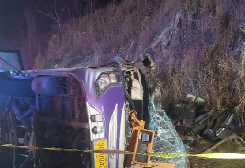 Авария с участием экскурсионного автобуса в Таиланде