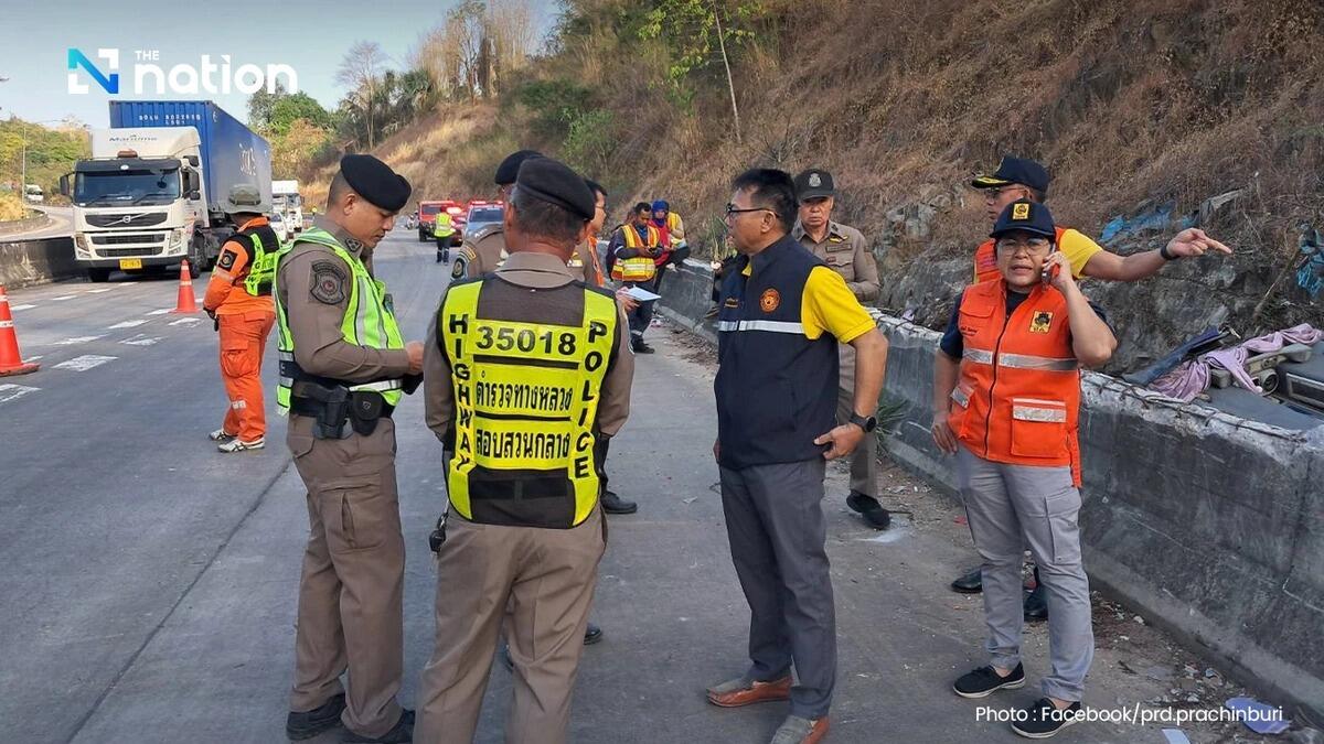 Авария с участием экскурсионного автобуса в Таиланде