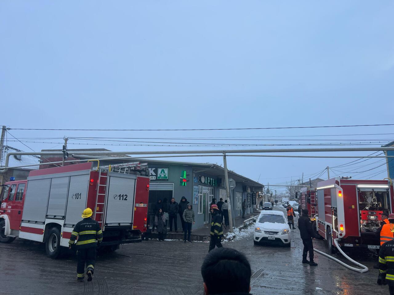 Взрыв в известном супермаркете в Баку,