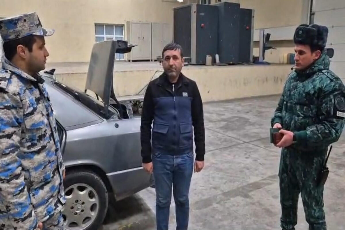 Азербайджанские пограничники поймали разыскиваемого мужчину
