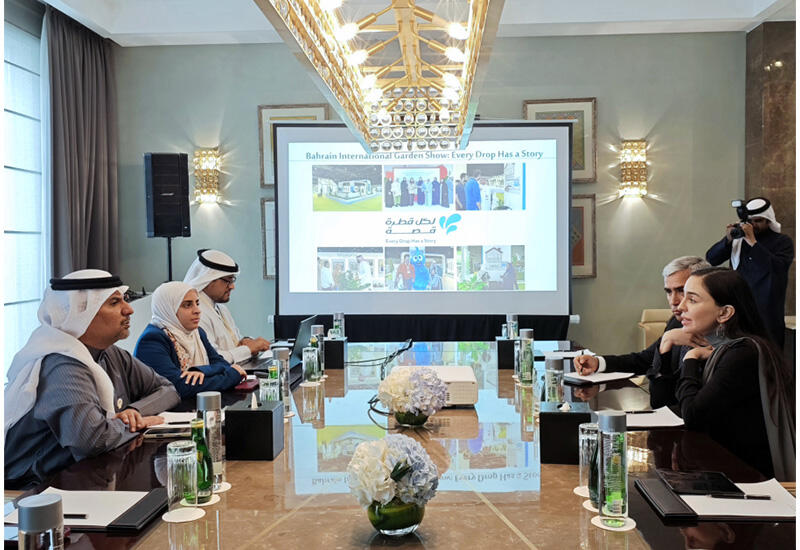 Heydər Əliyev Fondunun vitse-prezidenti Leyla Əliyeva Bəhreynin neft və ətraf mühit naziri ilə görüşüb