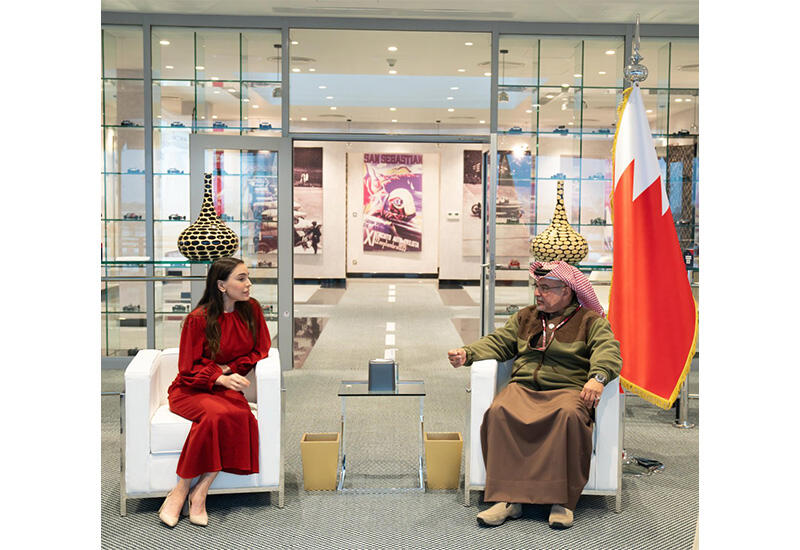 Bəhreyn Krallığının Vəliəhdi və Baş naziri Heydər Əliyev Fondunun vitse-prezidenti Leyla Əliyevanı qəbul edib