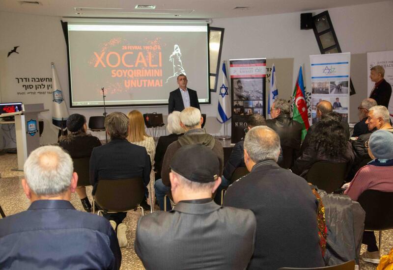 İsrailin Kiryat Bialik şəhərində Xocalı soyqırımı qurbanları anılıb