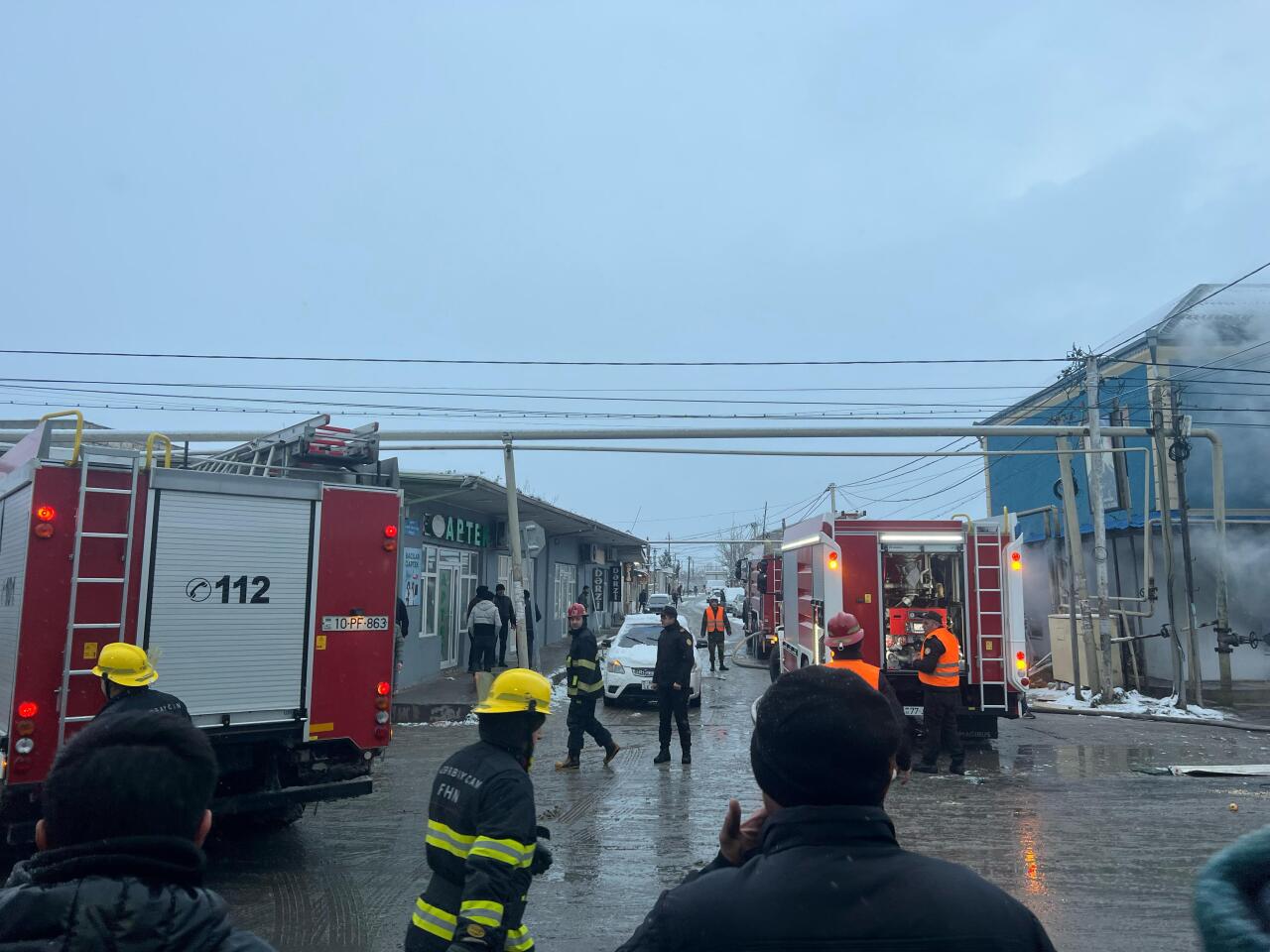 Взрыв в известном супермаркете в Баку,