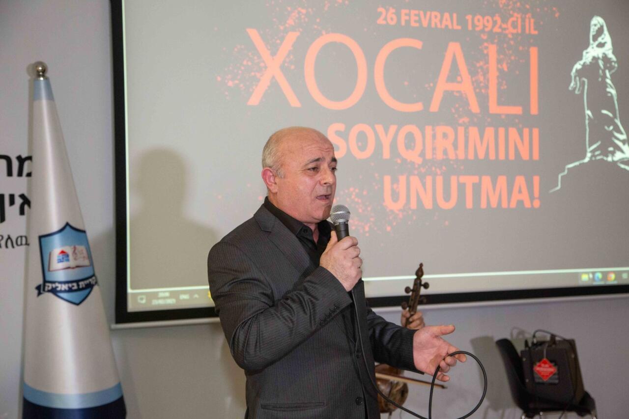 İsrailin Kiryat Bialik şəhərində Xocalı soyqırımı qurbanları anılıb