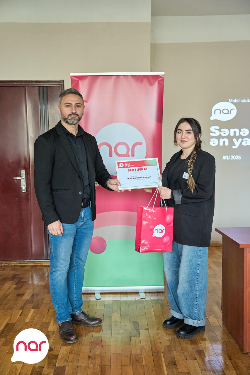 «Nar» продолжает делиться своим опытом в сфере мобильной связи со студентами АзТУ