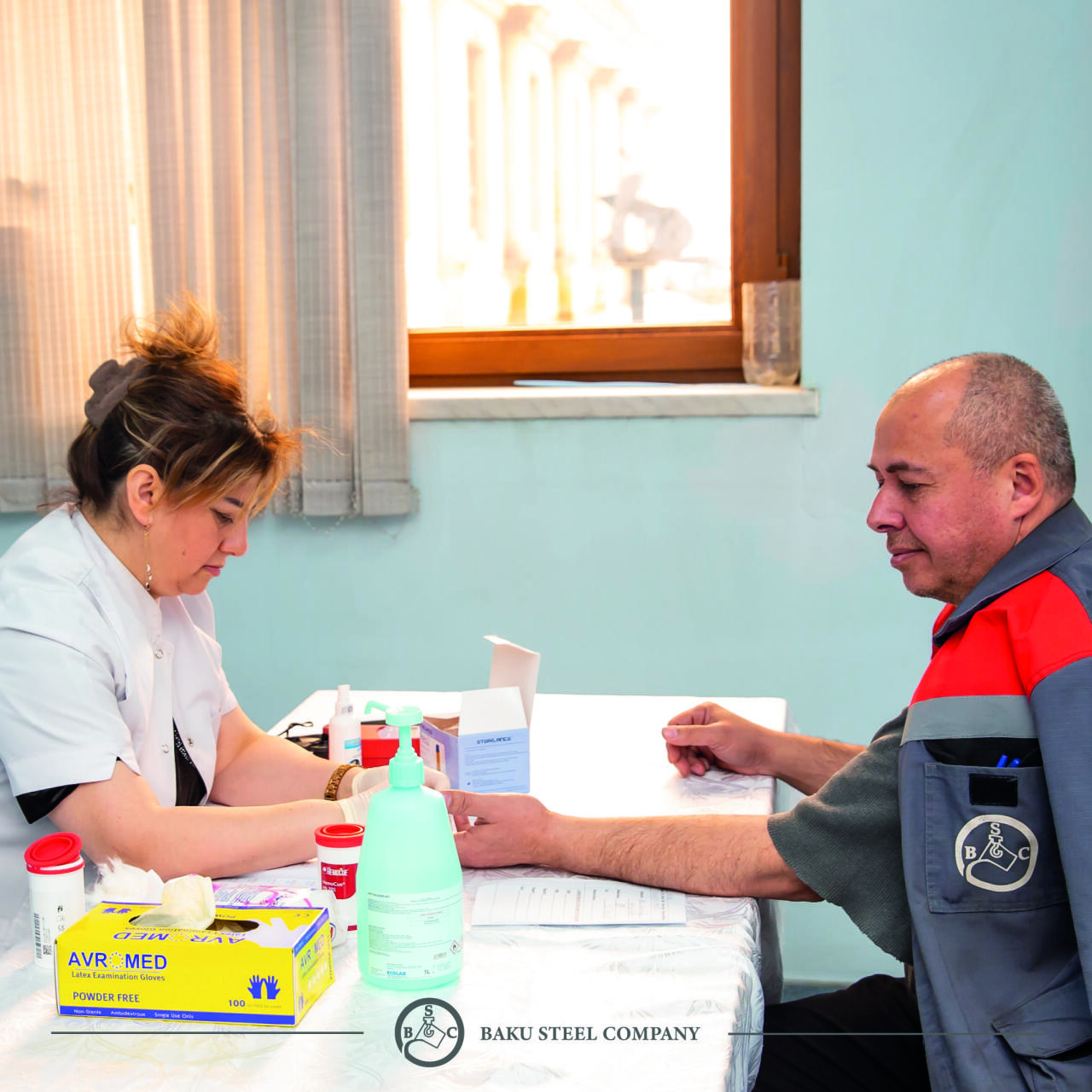 ЗАО “Baku Steel Company” провело акцию по сдаче крови для пациентов с талассемией и гемофилией