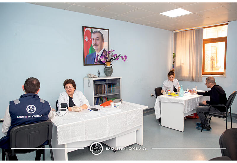 ЗАО “Baku Steel Company” провело акцию по сдаче крови для пациентов с талассемией и гемофилией