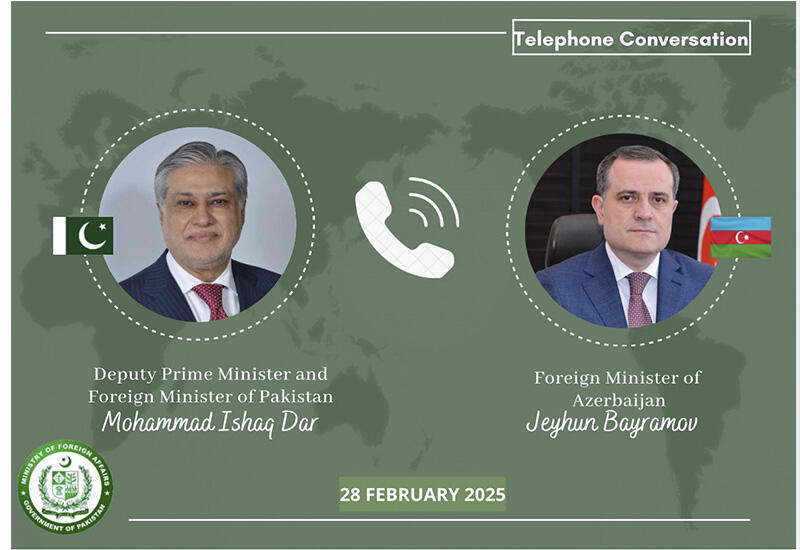 Состоялся телефонный разговор между главами МИД Азербайджана и Пакистана