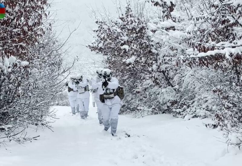 Учения с морской пехотой ВМС Азербайджана