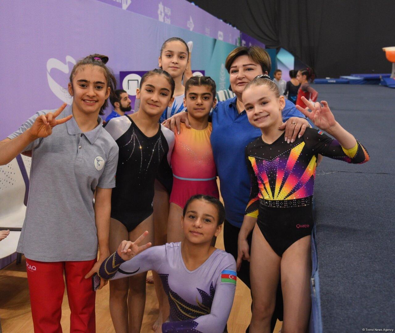 На Национальной гимнастической арене стартовали Чемпионат Баку и первенство страны