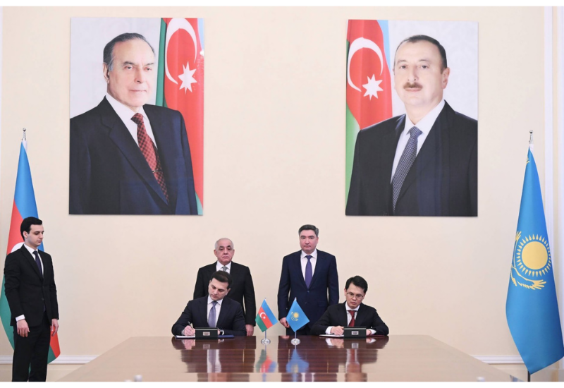 В Баку подписан ряд документов между Азербайджаном и Казахстаном