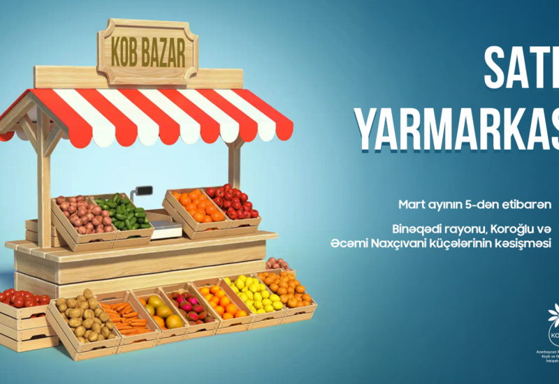 "KOB bazar" satış yarmarkası başlayır