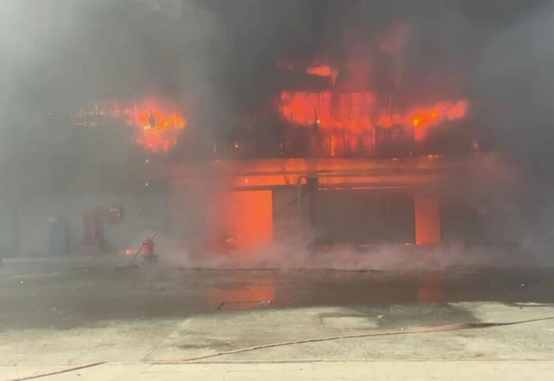 Naxçıvanda çörək sexində yanğın baş verib