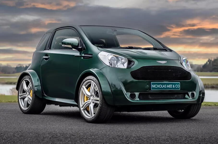 Уникальный Aston Martin Cygnet с двигателем от Vantage выставили на продажу